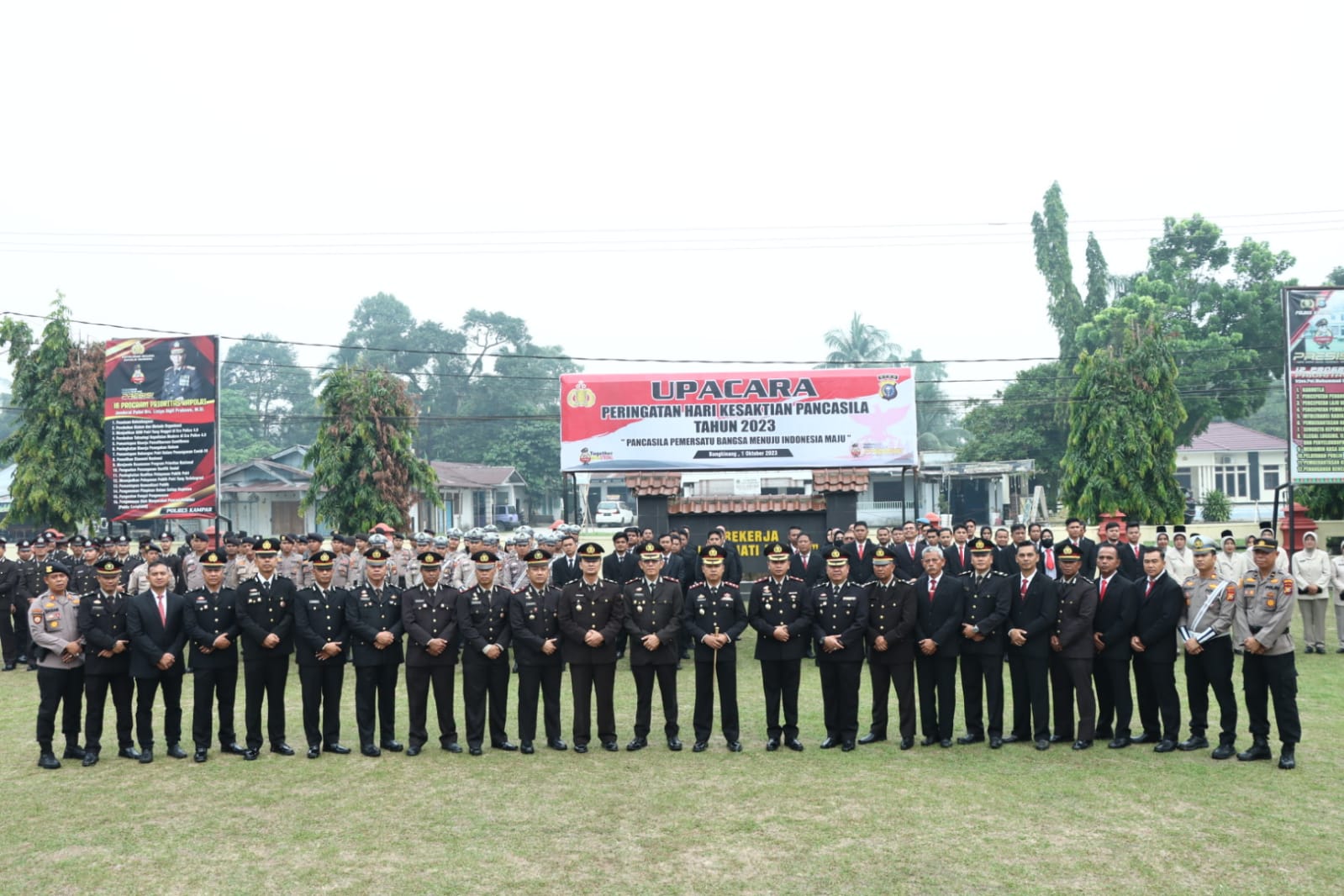 Polres Kampar Gelar Upacara memperingati Hari kesaktian Pancasila Tahun 2023